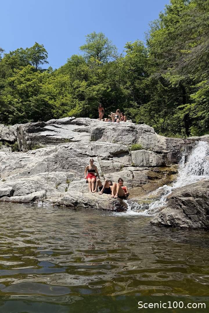 Buttermilk Falls, Ludlow