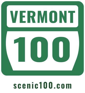 Vermont Scenic Route 100 sign
